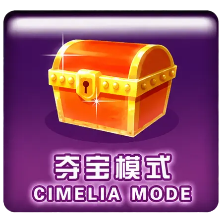 A glowing golden treasure chest representing Treasure mode.
